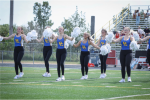 Briar Cliff University in Custom Uniform Team Costumes on Football Field performance