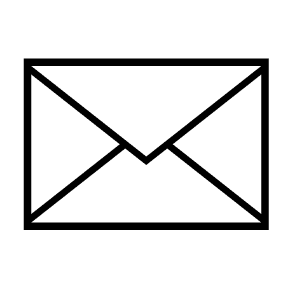 icon of mail envelope for emailing