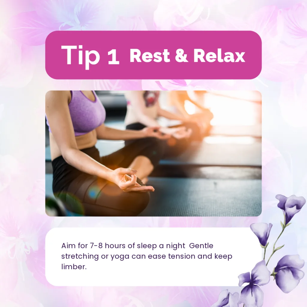 tip one for top recital week tips est and relax a picture of people doing yoga for relaxation