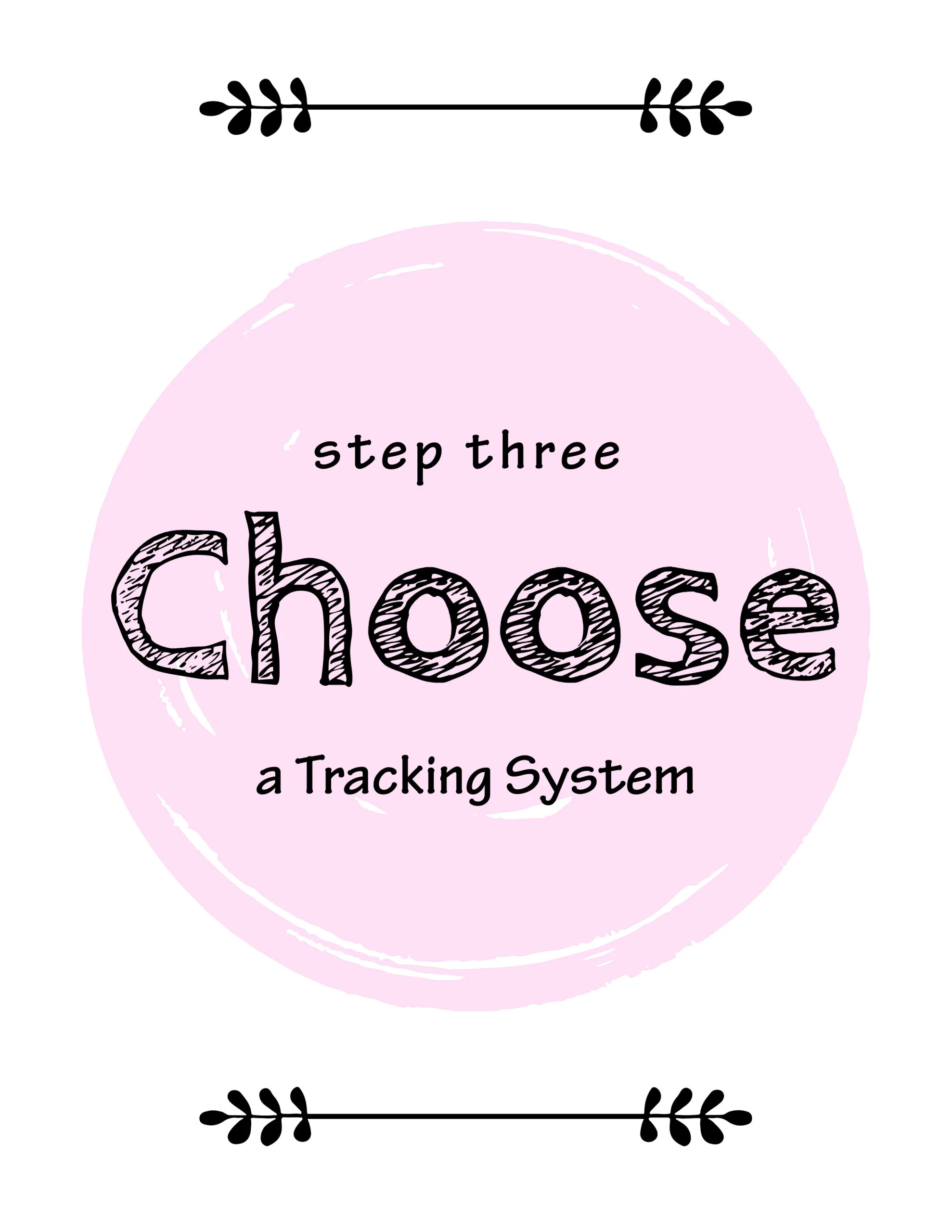step three of setting your summer dance goals choose a tracking system