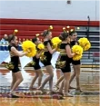 5678! Dance Studio's Mini Competitive Team Performing in their Pom Custom Bee Costumes in Yellow and Black